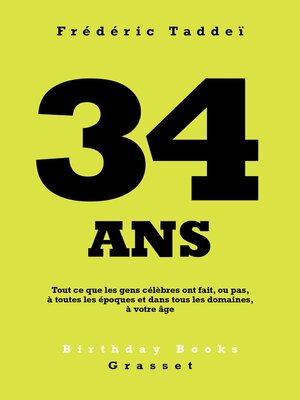 cover image of 34 ans